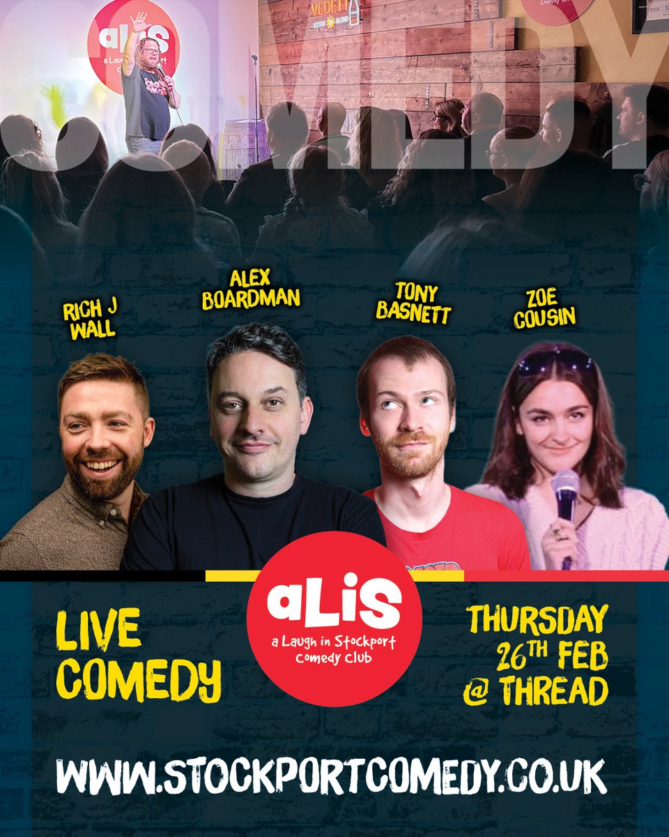 a Laugh in Stockport comedy club tweet media