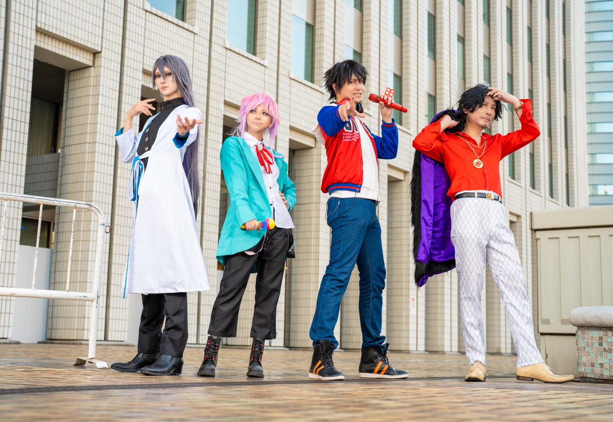 【Cosplay】
ヒプノシスマイク
一郎・零・乱数・寂雷

みんなかっこいい！！！！
きまってるぜー！！！！

Photo/<a href="/VALKEN_ZERO/">VALKEN_ZERO💉×4📷4/25～26ニコ超、a!5/23～24</a> 

#アコスタ池袋