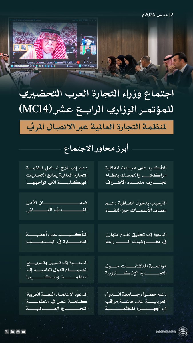 هيئة التجارة الخارجية tweet media