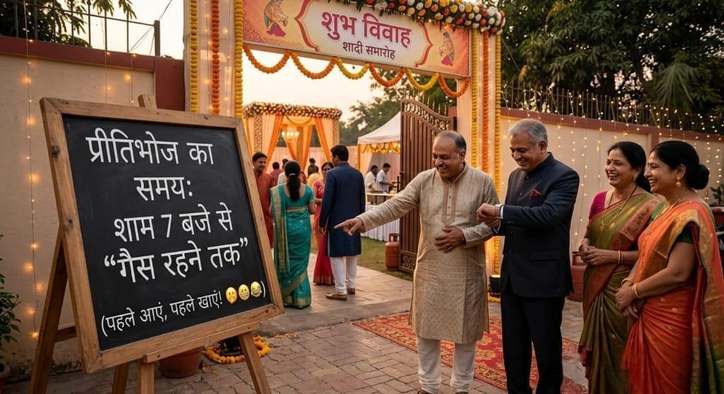 Dinner: 7 PM till gas lasts
India is so real that even wedding invitations now come with supply-chain updates...

#LPGSupply #LPGShortage #WhatsApp