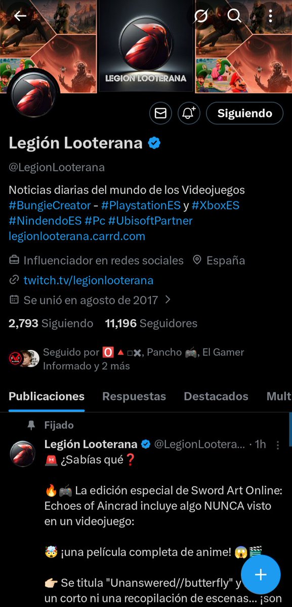 MatiPascuale's tweet photo. @LegionLooterana LAS / Argentina / PC
J u e g a z o ! ! Ojalá se me de... https://t.co/OU6SAbB9XR