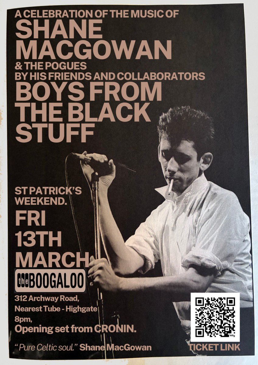 croninmusic's tweet photo. @croninmusic have 2 shows over the #stpatricksday weekend.
Fri 13th @boogaloohighgate @irishcentreleeds https://t.co/HagaXSICJ1