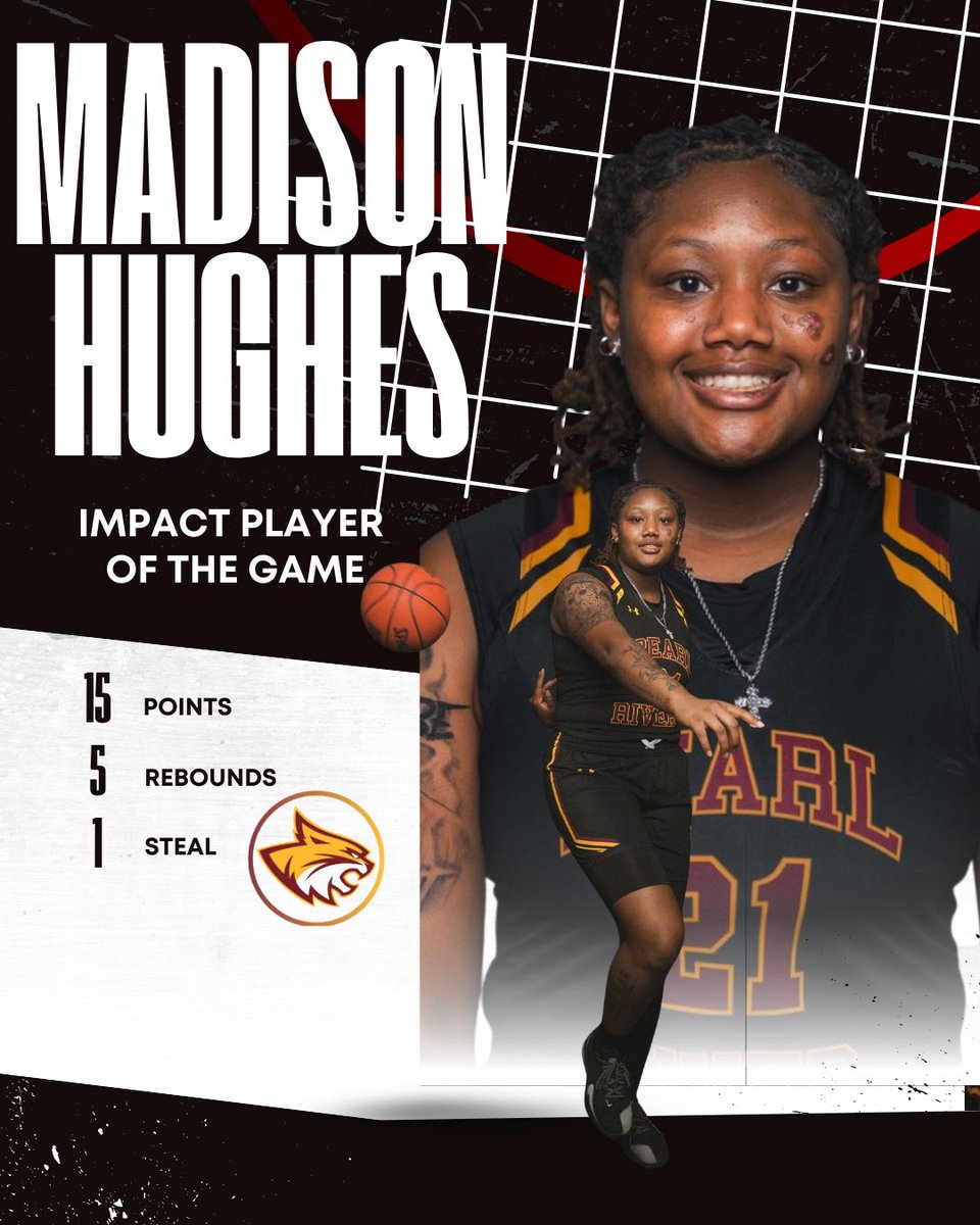 PearlRiverWBB's tweet image. SURVIVE &amp;amp; ADVANCE 😤🐾

@JahannaJoJo, @madisonnhughes_ , and @jaeladsmith all finished in double figures to lead the Wildcats and punch our ticket to the Region 23 Championship Game.

Big time players. Big time moment.
One more. 💛❤️

#RRR #TheRiver #SurviveAndAdvance