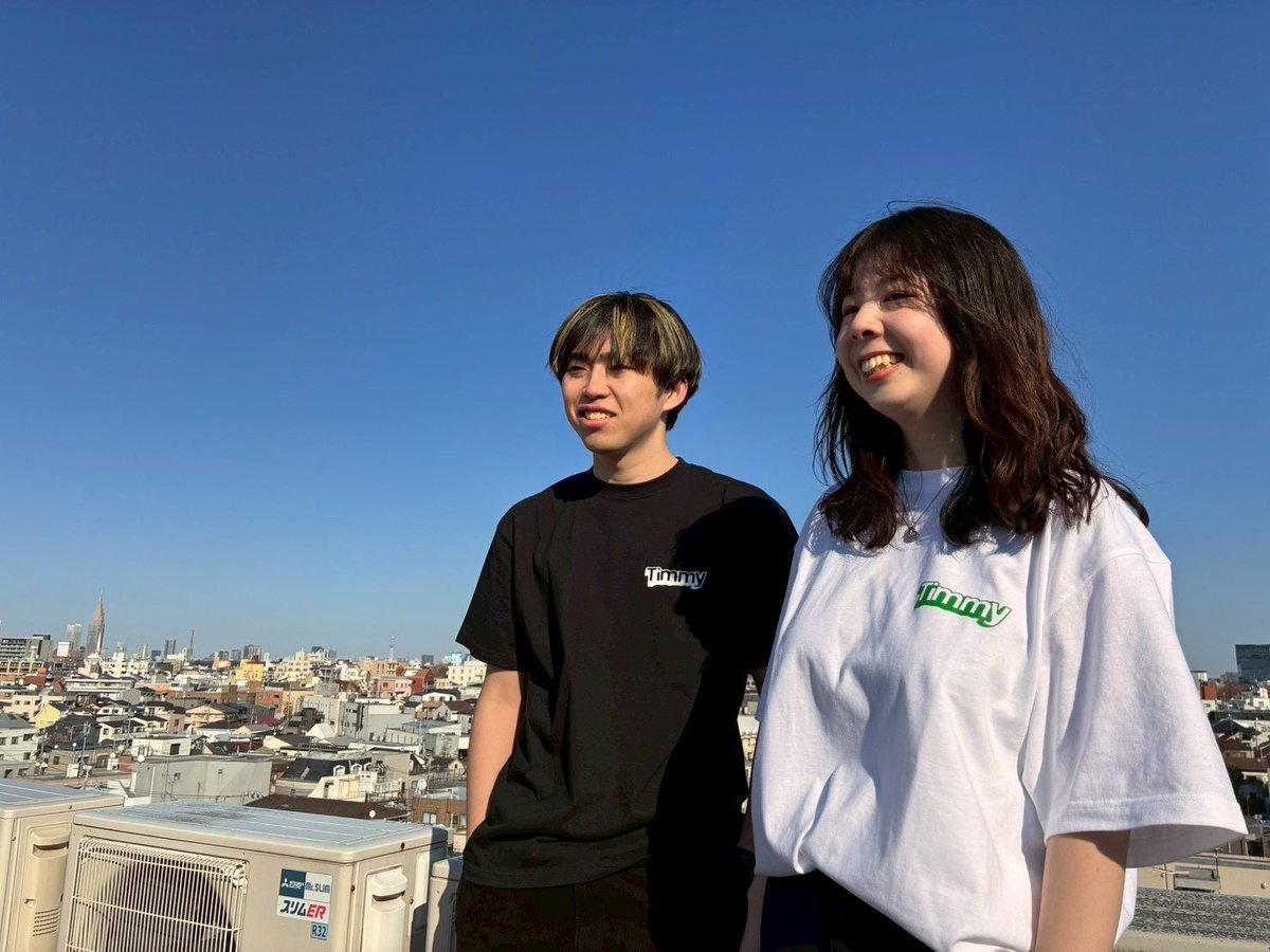 Timmy_band's tweet photo. New goods👕

TimmyロゴTシャツ 各種3000円

・フォレストグリーン
・ピュアブラック

ロゴデザイン@m_____020130 
モデル @cawairi  @ngmnkshd https://t.co/jU1A3uavEr