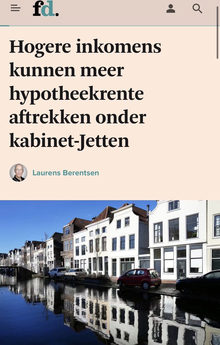 Tijdens en na de campagne voor de Kamerverkiezingen erkenden D66 &amp; CDA nog de noodzaak om de hypotheekrenteaftrek af te bouwen.

Toen sloot de VVD bij de formatie aan, met als bizarre uitkomst: hogere inkomens mogen niet minder maar méér hypotheekrente aftrekken!