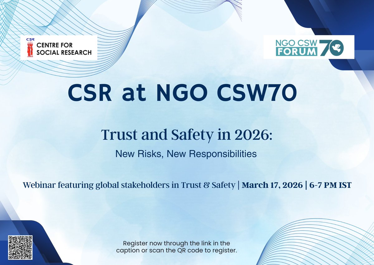 Centre For Social Research tweet media