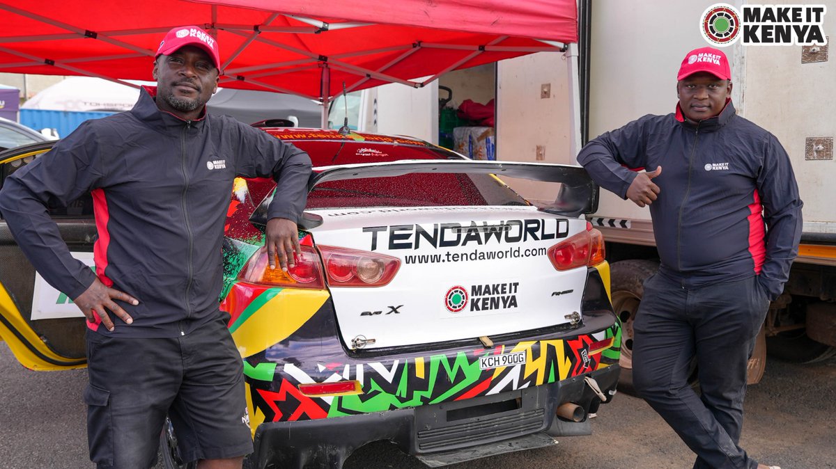 tenda_world's tweet photo. Kenyan grit. Global stage.🏁🇰🇪
Evans Kavisi &amp;Absalom Aswani take on the legendary Safari Rally Kenya in the WRC 🥳🥳🥳

Lets go!
#Safarirally #MakeItKenya #tendaworld https://t.co/zxDf0lq4x4