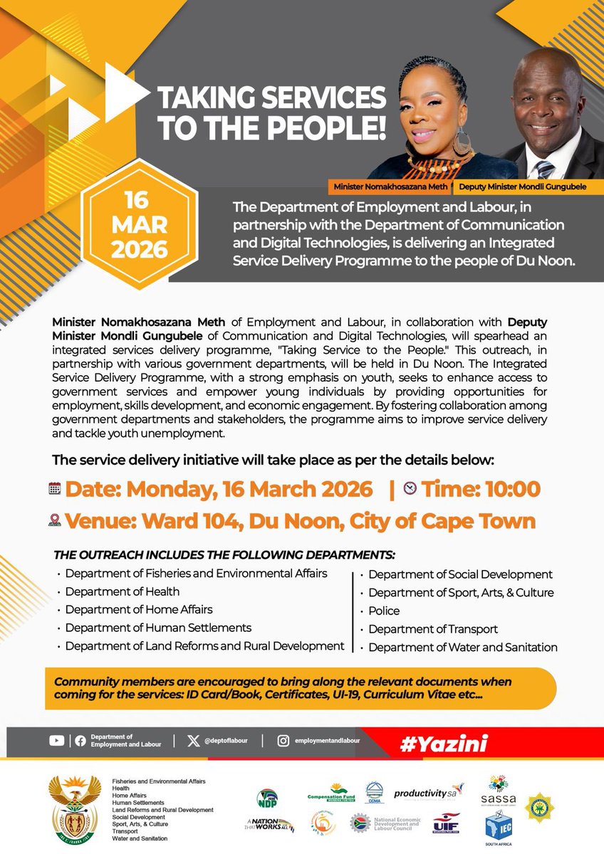 Department of Employment and Labour tweet media