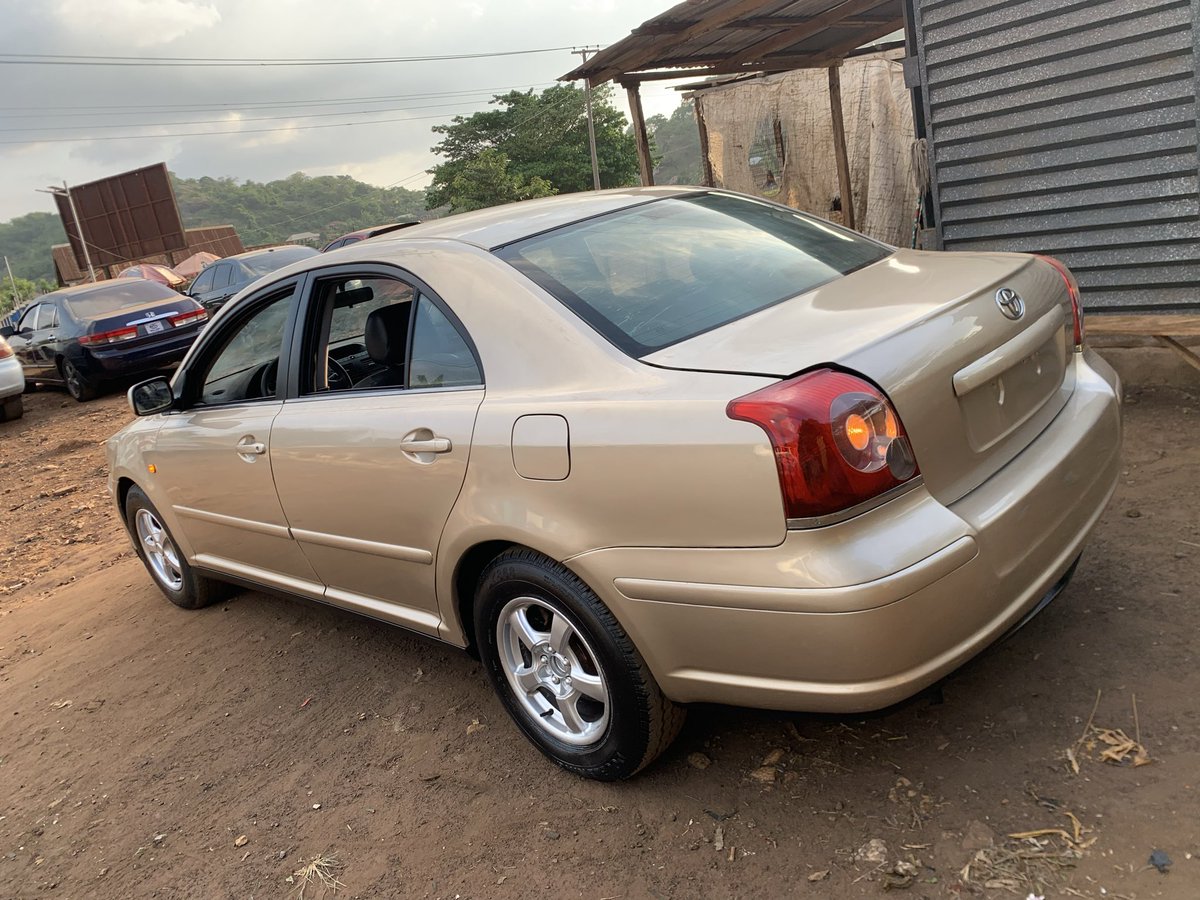 gularautos's tweet image. 2008 Toyota Avensis Manual Transmission ⚙️ 
Super Clean Car 👌 ✨ 
- Leather Seats 💺 
- AC Chilling 🥶 
- Brand New Tires 🛞 
- Allow Wheels 🛞 
Buy &amp;amp; Enjoy 💯 

Price: 4.5m 

NB: Refer &amp;amp; Earn 💰 

Auto Excellence Guaranteed! 

#fyp #fyppppppppppppppppppppppp #foryoupage