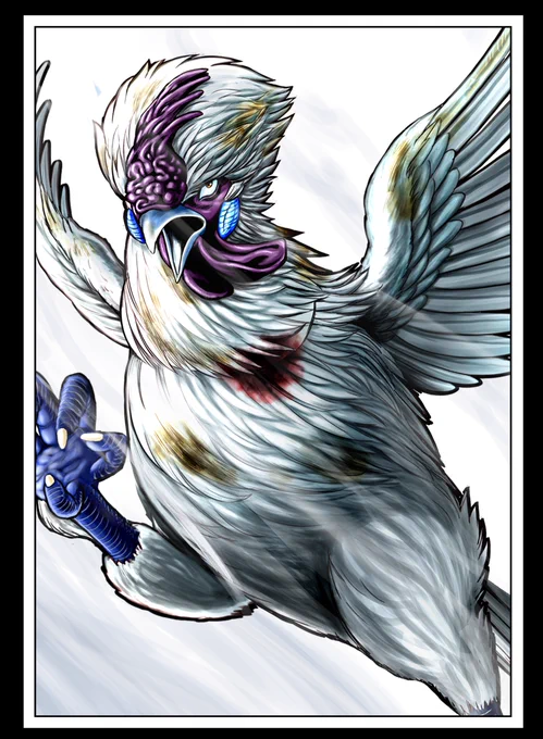 Before the anime drops, reposting the old illustration full of gratitude… America version! #roosterfighter