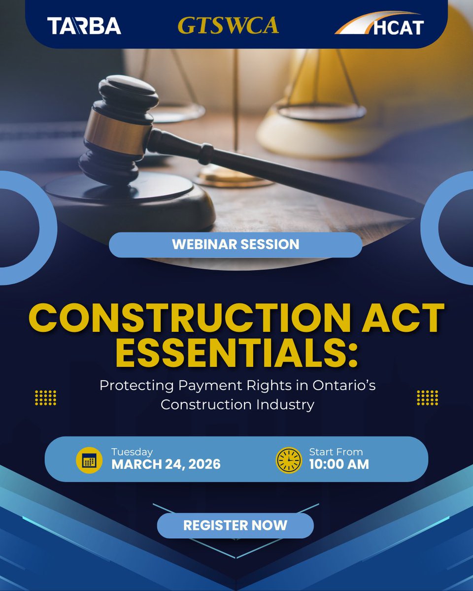 GTA Sewer & Watermain Contractors Association tweet media