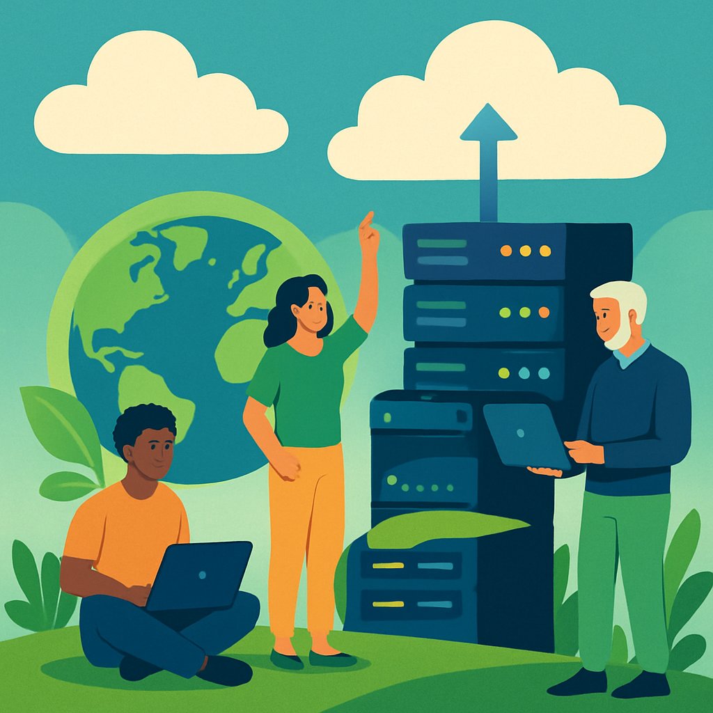 Fun Fact: Cloud hosting can reduce your company's carbon footprint! Going green is good for business and the planet! 🌍💚 qbic.co.uk #CloudHosting #EcoFriendly
