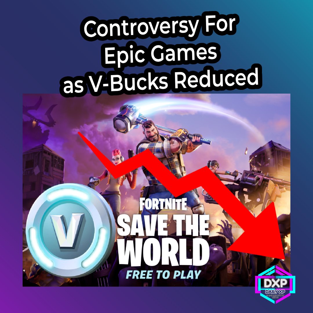 DailyXPOfficial's tweet photo. Epic Faces controversy as Save The World goes free-to-play while v-bucks are reduced in Fortnite.

#EpicGames #Fortnite #SaveTheWorld https://t.co/bfVYWFS1og