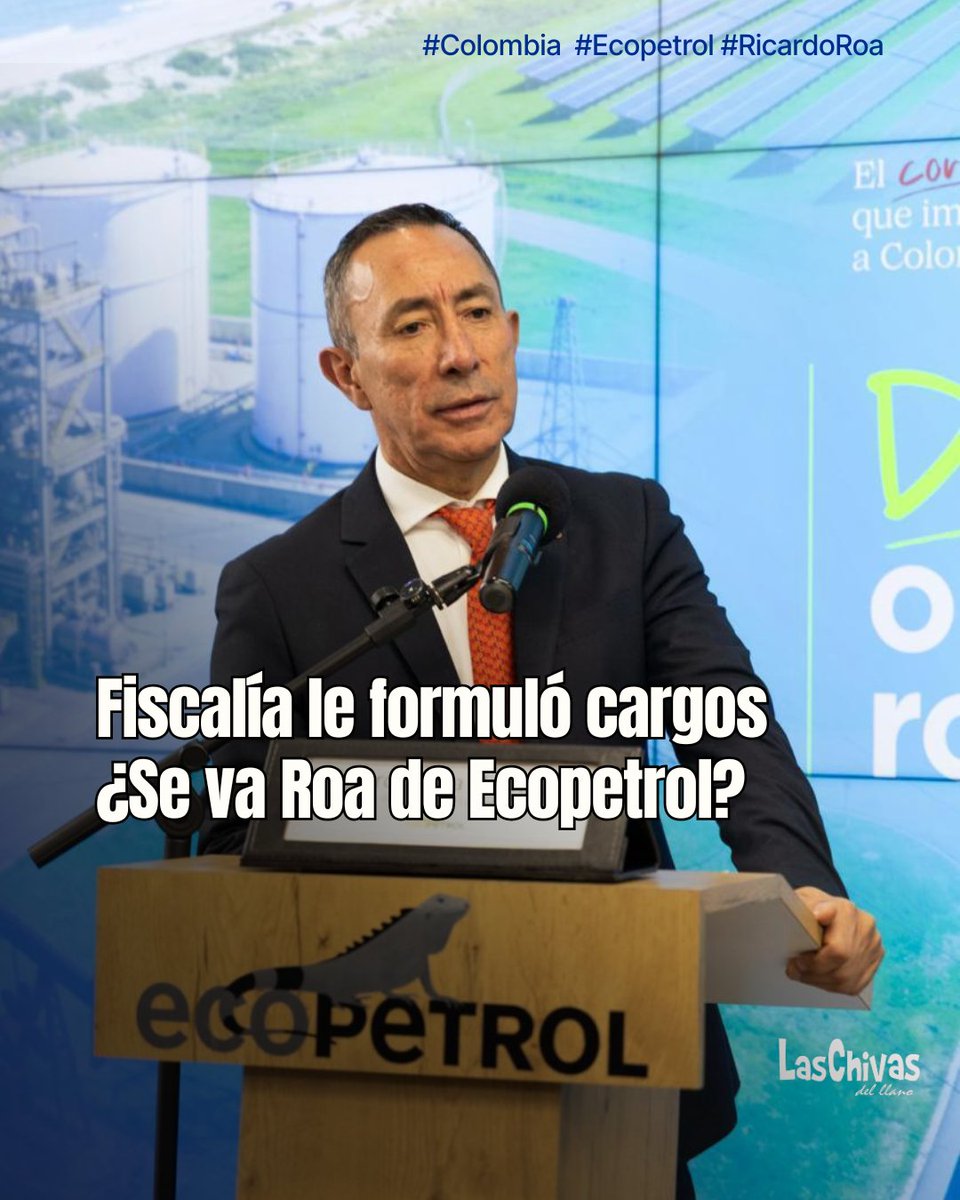 Junta Directiva de Ecopetrol se declara en sesión permanente tras imputación de cargos a Ricardo Roa laschivasdelllano.com/junta-directiv…