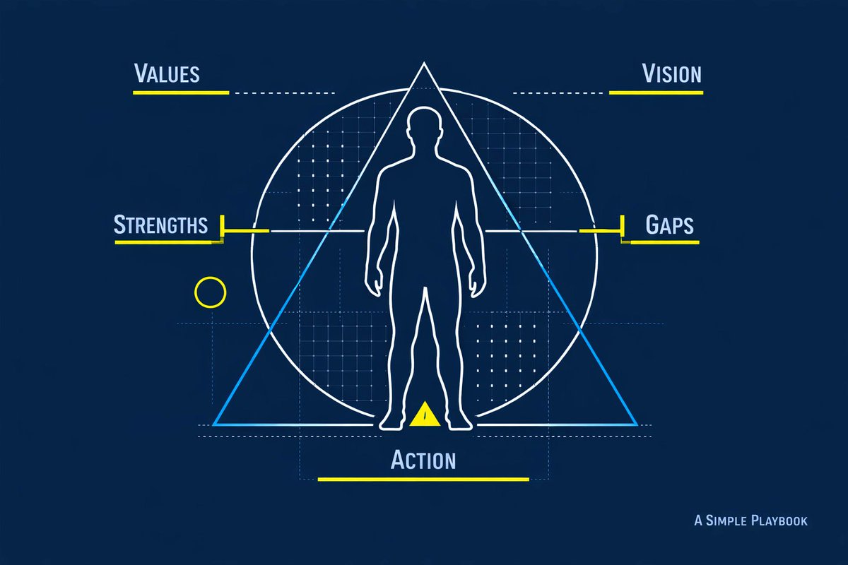 larjanke's tweet image. The Best Self Blueprint: your personal life playbook.

1. Core Values
2. Strengths
3. Vision
4. Gaps
5. Action Steps

Build it, revisit it, and watch yourself grow.

linktr.ee/larsalmighty

#BestSelf #PersonalGrowth #SimplePlaybook