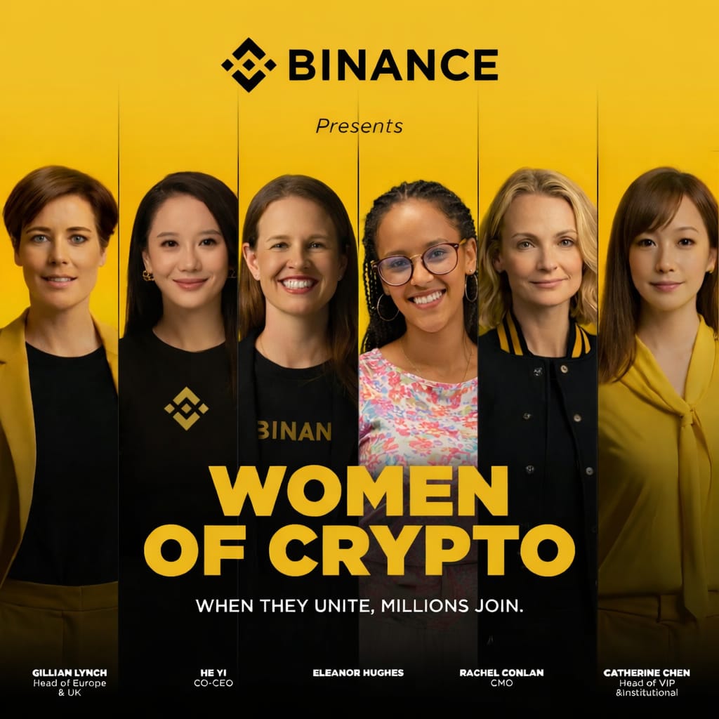 Empowered Women, Empower Women.

Binance celebrates the strength, resilience, and brilliance of women everywhere. Through initiatives like Binance International Women's Day, we're breaking barriers and creating opportunities. Keep shining all women across the globe.
#IWD2026