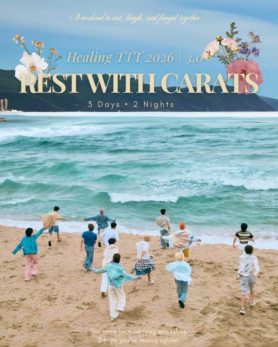 yjhan0410's tweet photo. It’s finally happening again.

TTT 3.0 🏡
3 days • 2 nights • CARAT staycation

Games, food, late night talks, and chaos just like TTT.

Limited slots available. Once it’s full, it’s full.

Registration link opens soon. Stay tuned.

#OFFDUTYCARATS #CaratTTT #SEVENTEEN https://t.co/7g47kpNdM0