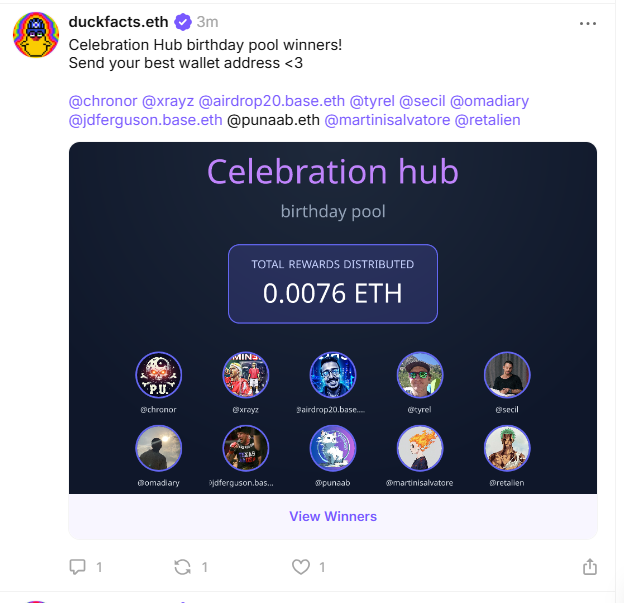 Celebration Hub tweet media