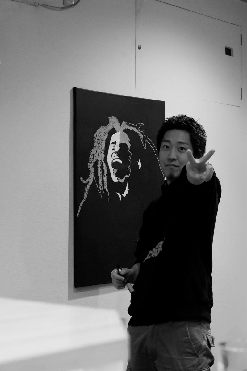 BoNSunny_1994's tweet image. ライブペイント

#個展 #ISSHIN #イラスト