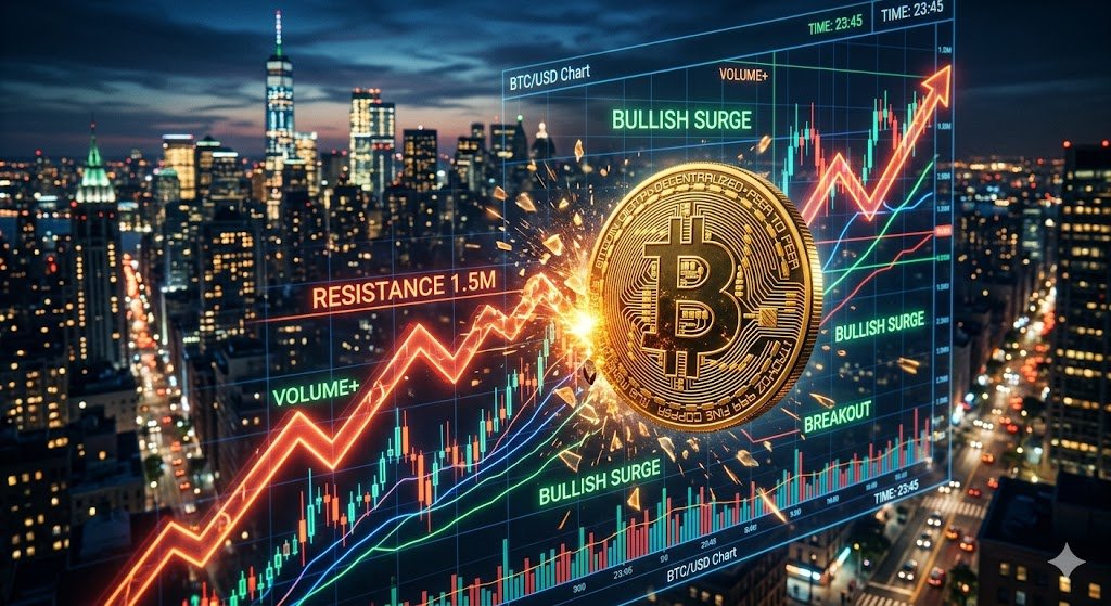 Pouca gente percebeu isso ainda.

O $BTC acabou de ultrapassar um nível psicológico enorme.

Quando isso acontece
o dinheiro institucional começa a entrar forte.
Enquanto muitos ainda estão com medo
os grandes players estão acumulando.

A pergunta que define tudo agora
Você está
