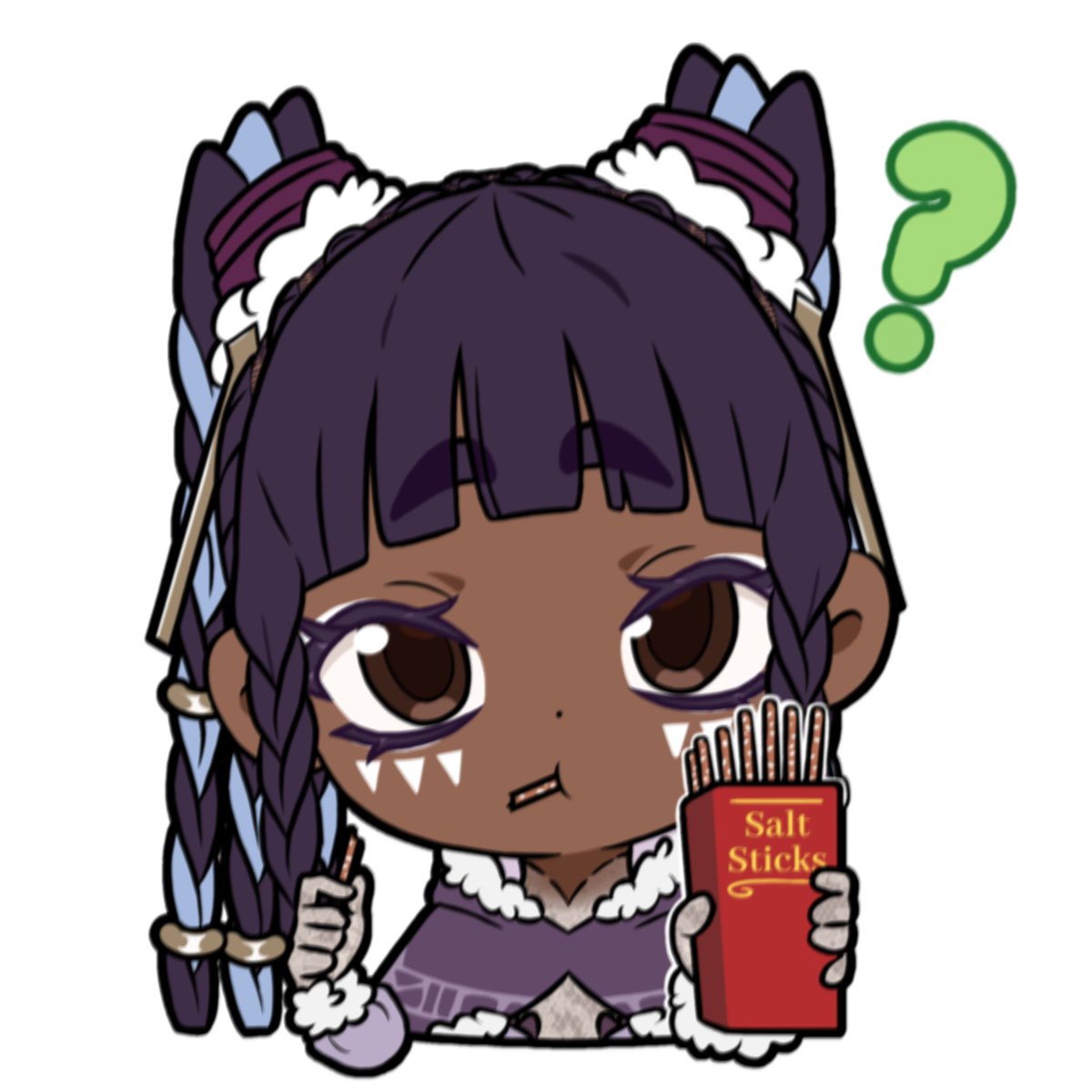 Worked on two new stickers (I think the second one turned out to be the best one)

#genshinimpactoc