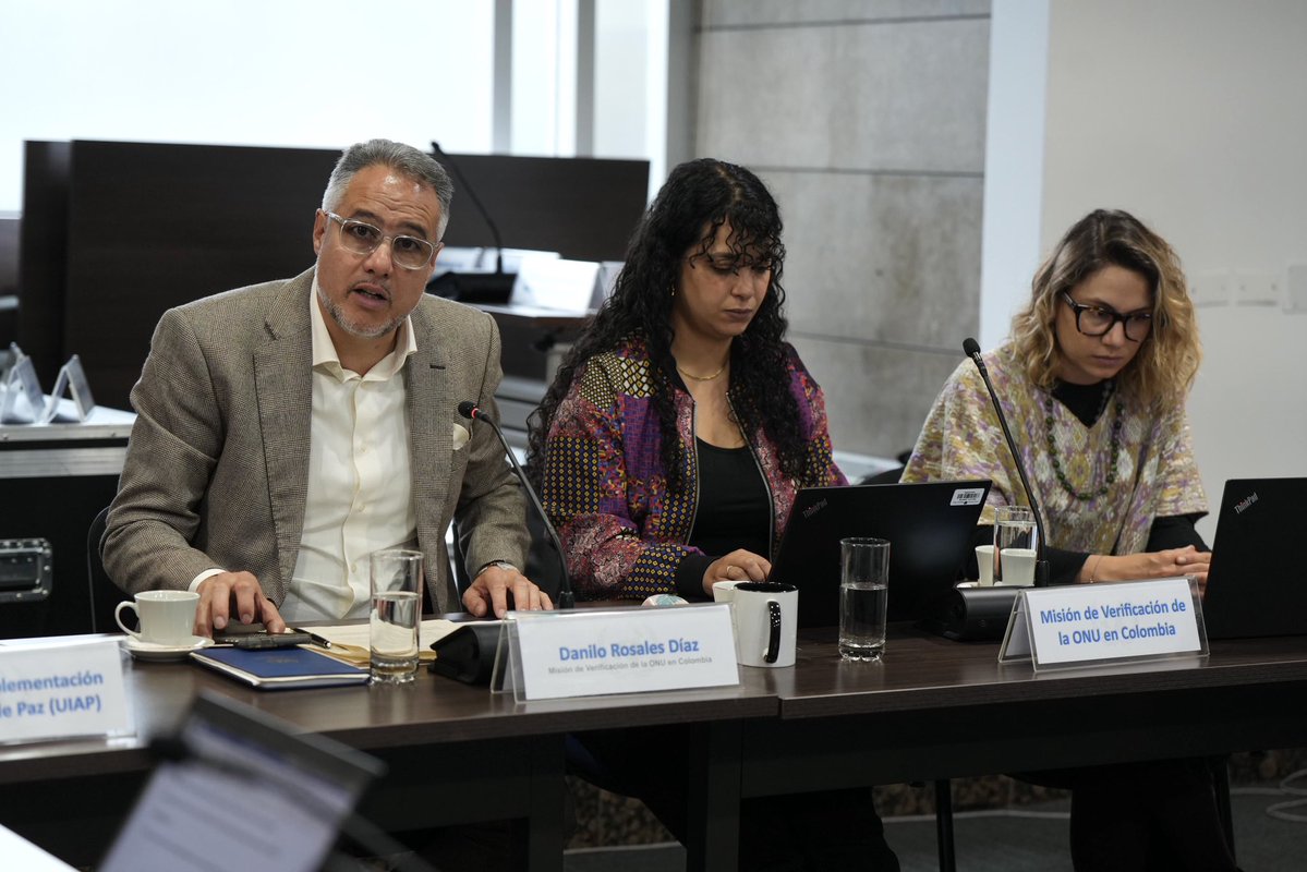 MisionONUCol's tweet image. #Bogotá | Facilitamos sesión de la Instancia Tripartita de Protección y Seguridad #ITPS Nacional Electoral, en seguimiento a las elecciones del #8DeMarzo. Gobierno, firmantes de paz y la @MisionONUCol destacaron el desarrollo en general pacífico de la jornada. 🧵