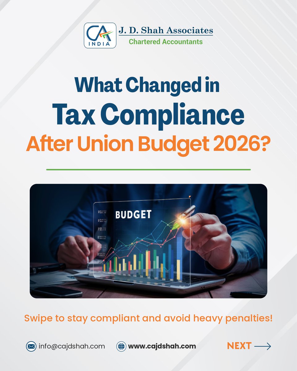 cajdshah_mumbai's tweet image. 🚀 𝐍𝐚𝐯𝐢𝐠𝐚𝐭𝐢𝐧𝐠 𝐓𝐡𝐞 𝐍𝐞𝐰 𝐓𝐚𝐱 𝐋𝐚𝐧𝐝𝐬𝐜𝐚𝐩𝐞: 𝐊𝐞𝐲 𝐂𝐨𝐦𝐩𝐥𝐢𝐚𝐧𝐜𝐞 𝐔𝐩𝐝𝐚𝐭𝐞𝐬 𝐏𝐨𝐬𝐭-𝐁𝐮𝐝𝐠𝐞𝐭 𝟐𝟎𝟐𝟔

🔗 𝐑𝐞𝐚𝐝 𝐦𝐨𝐫𝐞: cajdshah.com/blog/tax-compl…

𝐂𝐎𝐍𝐓𝐀𝐂𝐓 𝐔𝐒
☎️+91 022 28983664
✉ info@cajdshah.com

#Budget2026 #JDShahAssociates