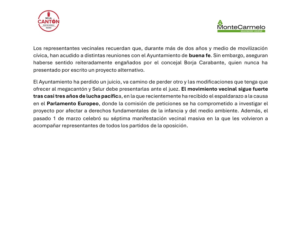 Asociación Vecinal Montecarmelo tweet media