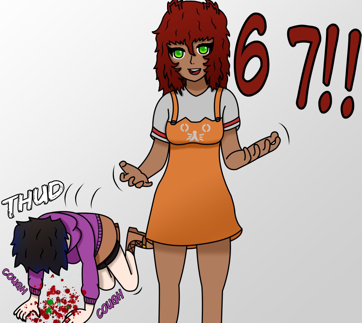 DoodlesDemonic's tweet photo. Olivia is a menace that must be stopped. #ocartist https://t.co/nF4Tacv5z1