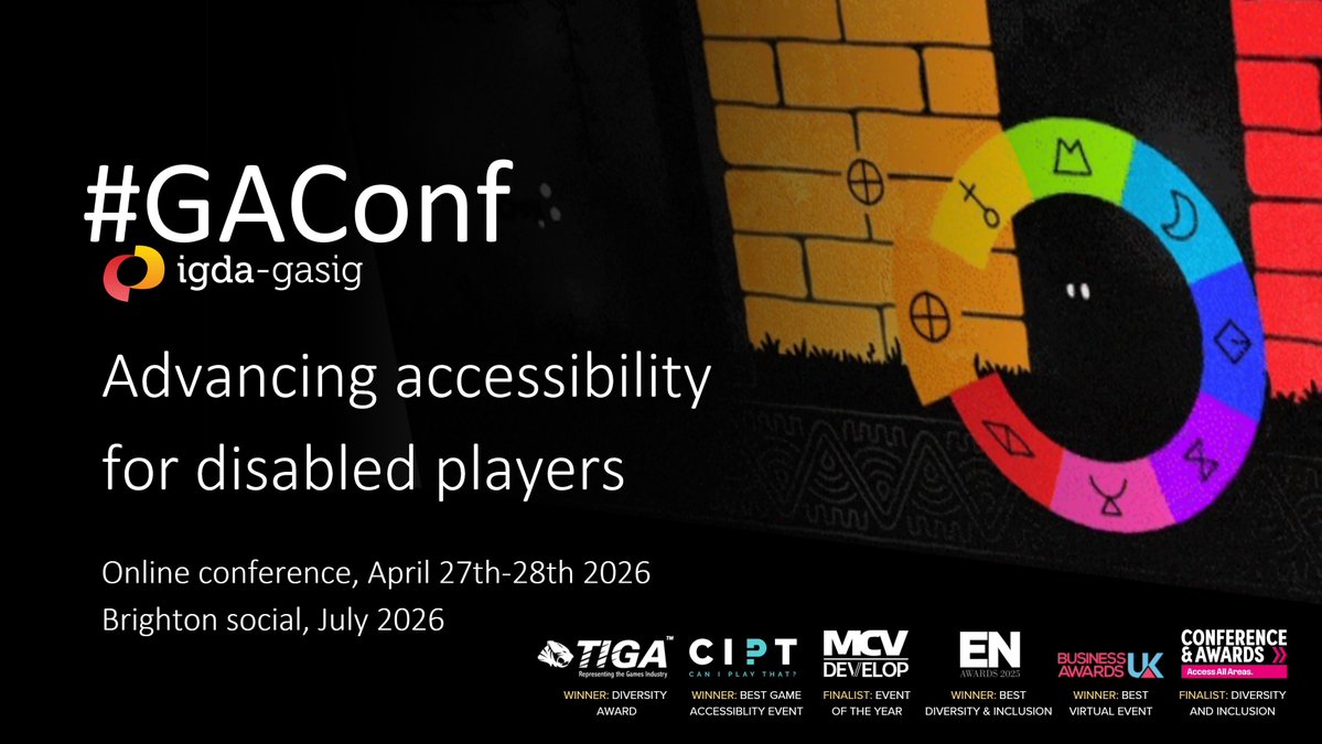 The Game Accessibility Conference tweet media