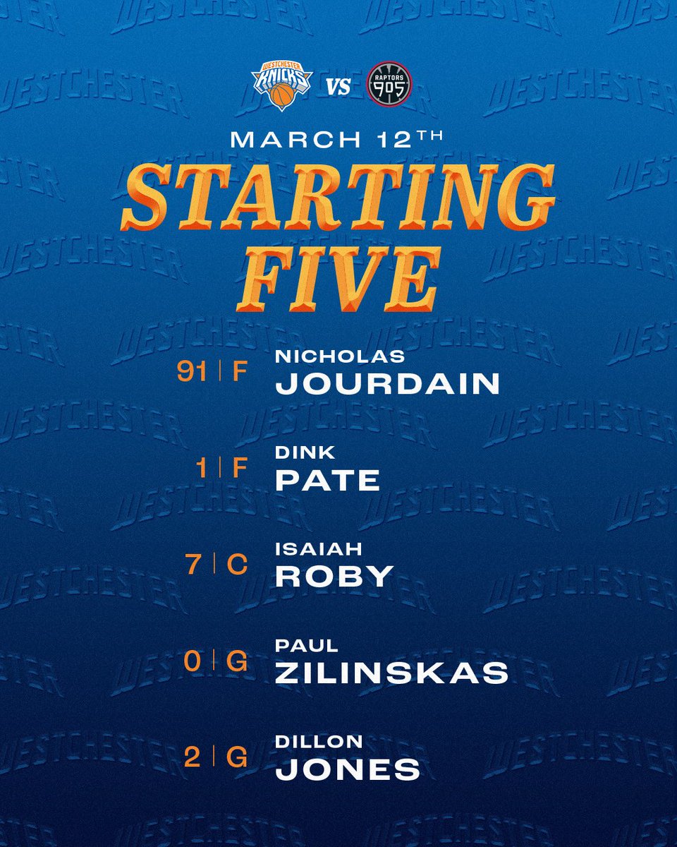 Westchester Knicks tweet media