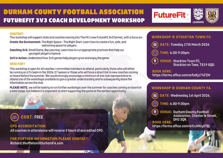 𝗗𝘂𝗿𝗵𝗮𝗺 𝗖𝗼𝘂𝗻𝘁𝘆 𝗙𝗔 ⚽️ tweet media