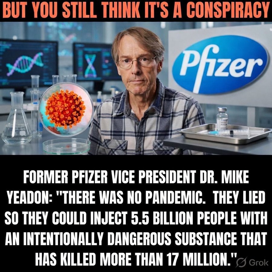 I_TrulyKnow's tweet image. #We #Warned #YOU #oh #Vaccinated 

You insisted to attack everyone not going along with the diabolical narratives over any #covid #vaccines.  The unvaccinated didn't bow. 

And perhaps now you understand why...  Not accepting it, that's how indoctrination works...

#BeWell