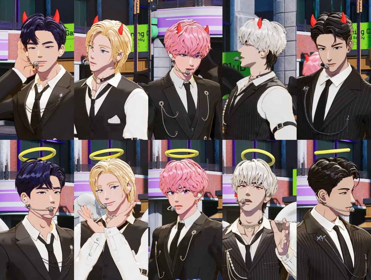 💙💜💗❤🖤 😇😈
플레이브 천사 vs 악마