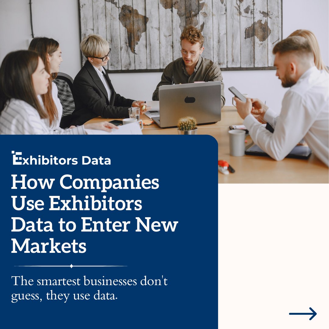 ExhibitorsData's tweet photo. In high-stakes B2B sales, being uninformed is the greatest risk. The smartest businesses don't guess; they use data to map out industries, players, and decision-makers before making a move. While the competition waits for the event to begin, your team can leverage exhibitor intelligence to connect with buyers who are ready to deal, cutting market entry time in half.

Tap the link to get your data: https://t.co/VF2Gj7Kcf5 
Or reach out to us at: info@exhibitorsdata.com

#B2Bsales #Salesprospecting #Leadgeneration #Pipelinegrowth #B2Bmarketing #Exhibitorslist2026 #Demandgeneration #Targetedoutreach #Decisionmakers #Businessdevelopment #ExhibitorsData #ABM #B2BData #Eventshows2026 #Tradeshows #Firmographics