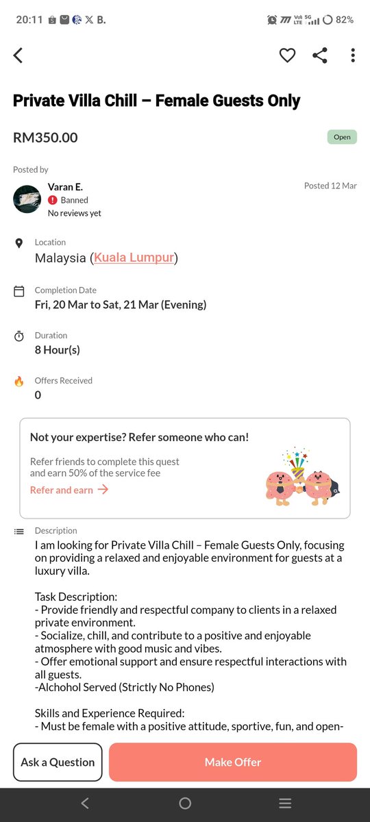 _itslouffy's tweet photo. Saja la survey2 part time job to do dekat apps ni pastu jumpa job yang syeram2 hahaha 🤣 https://t.co/rShPrByz0m