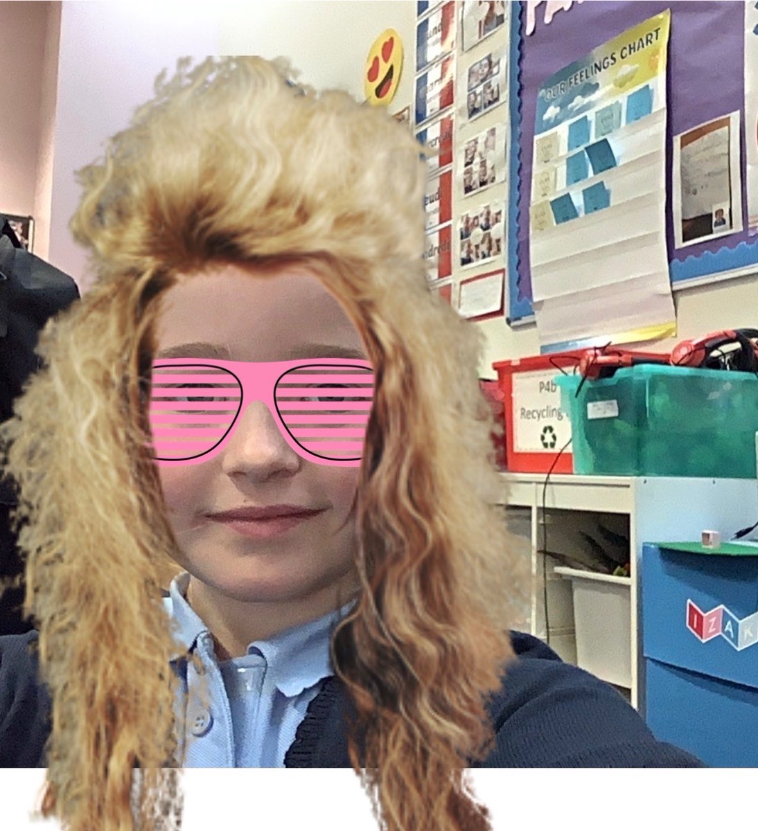 StBernardsPS's tweet image. 🎨 Throwback creativity in P4b! Pupils gave themselves 1980s makeovers using Book Creator, adding bold hair and retro accessories with graphic PNGs. The results are hilarious! 🤣 
#DigitalLearning #1980s @DL_for_All