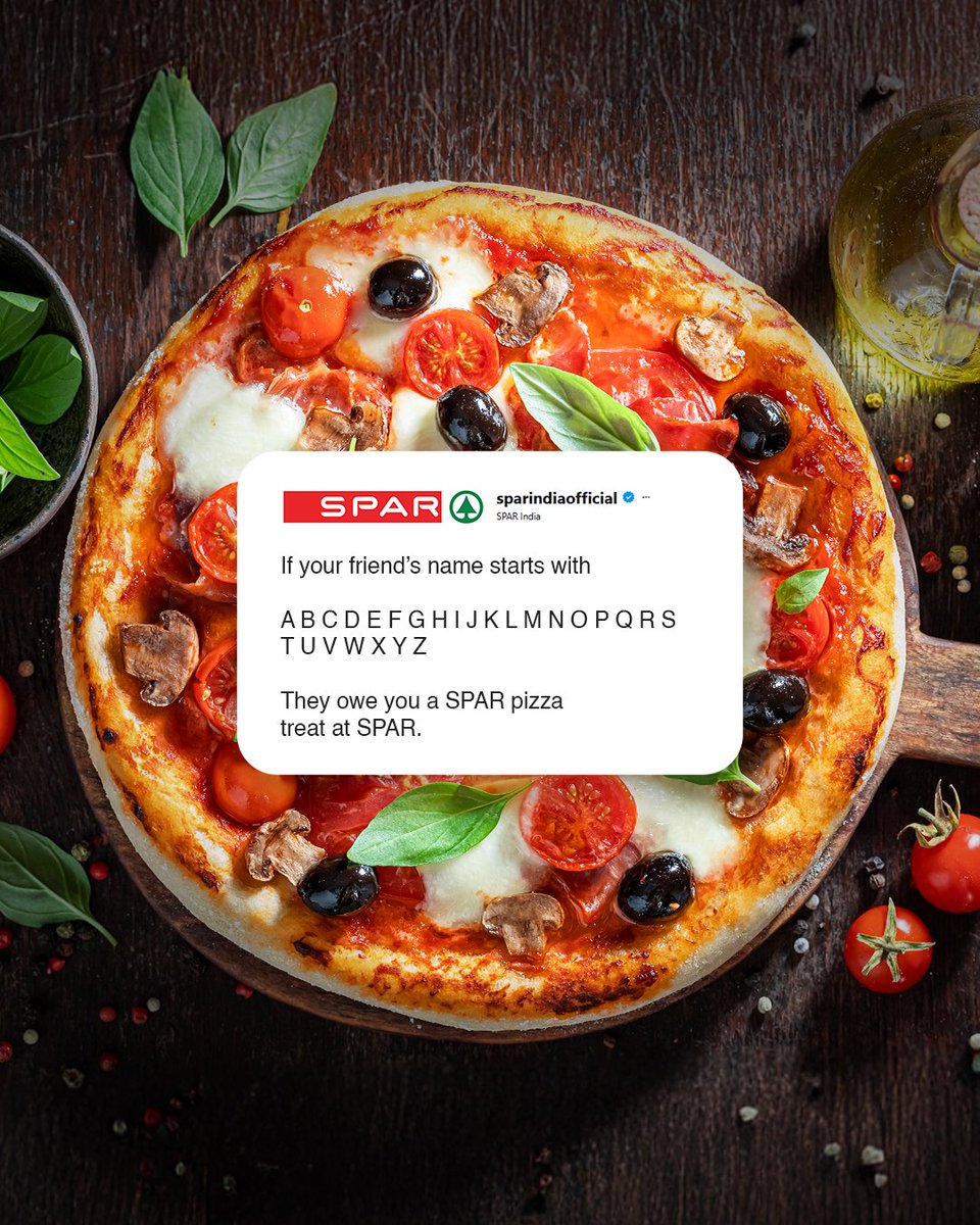 SPAR India tweet media