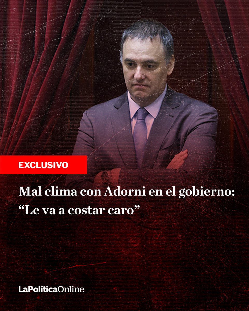 🔴 Al jefe de gabinete lo acusan de desprolijo y de empañarle la Argentina Week a Milei con el escándalo de su esposa. Creen que embarró a Karina y que no puede justificar el viaje a Punta del Este. lapoliticaonline.info/46T3v3D