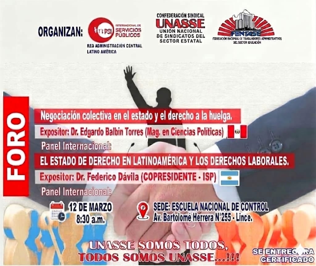 FENTASE's tweet photo. Foro Internacional organizado por la ISP, ÚNASSE Y LA GLORIOSA FENTASE, hoy desde las 8.30 p m. Desde el auditorio de la Contraloría https://t.co/gKnl801UPt