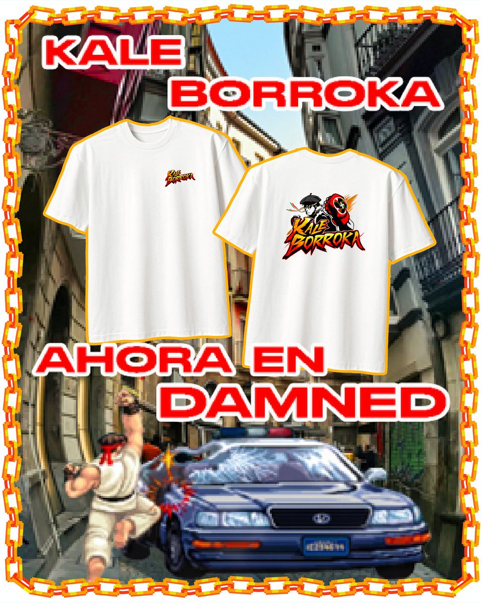 TheDamnedShop's tweet photo. KALE BORROKA LLEGA A DAMNED 💥

Las kamis mitikasss de @Senketsu_ dejan de hacerse por encargo y pasan a venderse en nuestra web !!! 

Llévate la tuya cuanto antes que VUELAN 👊🏻 https://t.co/3gg5tBqOTg