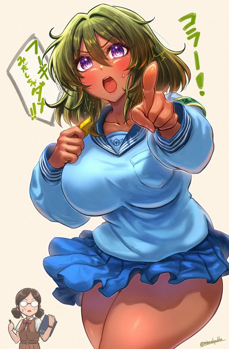 「風紀委員ナターリア💚」
総選挙に向けてなるべくナターリアの新作イラスト増やしていきたいぜ!
#デレマス15thイヤー突入 
#シンデレラガール総選挙2026
#デレマス #ナターリア #冴島清美 