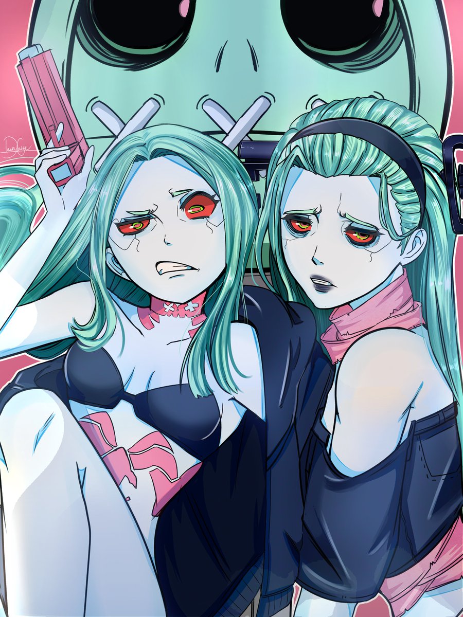 Rebecca and A.B.A!
#cyberpunk #ggst