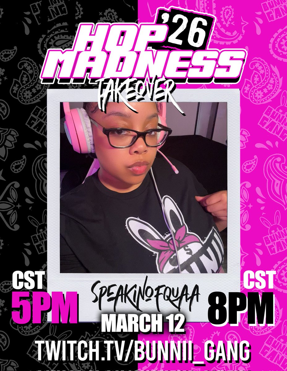 BUNNII GANG 🤘🏾🐰 #HOPMADNESS tweet media