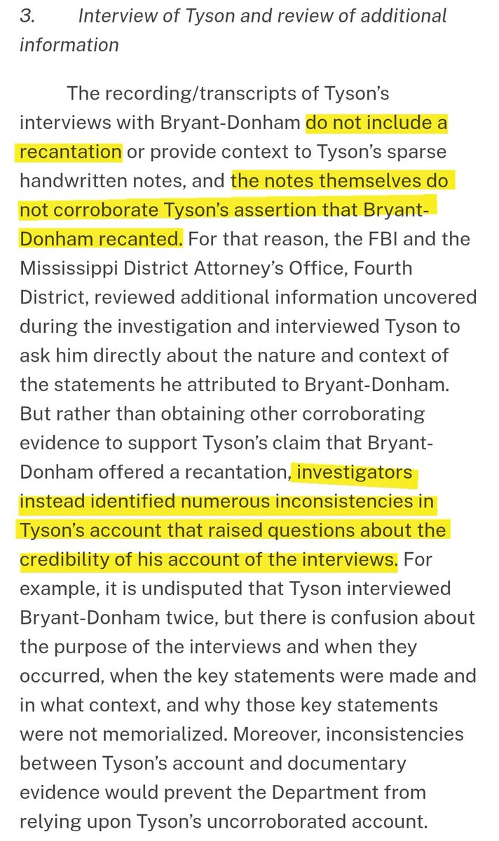 WGO_Jango's tweet photo. @shrugologist @insanefrog The FBI conducted an investigation of Bryant of her alleged recant as stated by Timothy Tyson in his book. They concluded that Tyson couldn't corroborate the recanting. 

https://t.co/k3JduNiPHw https://t.co/0OcRoODGKV