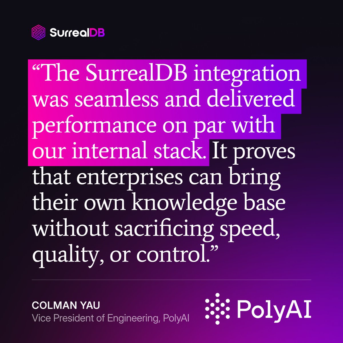 SurrealDB tweet media