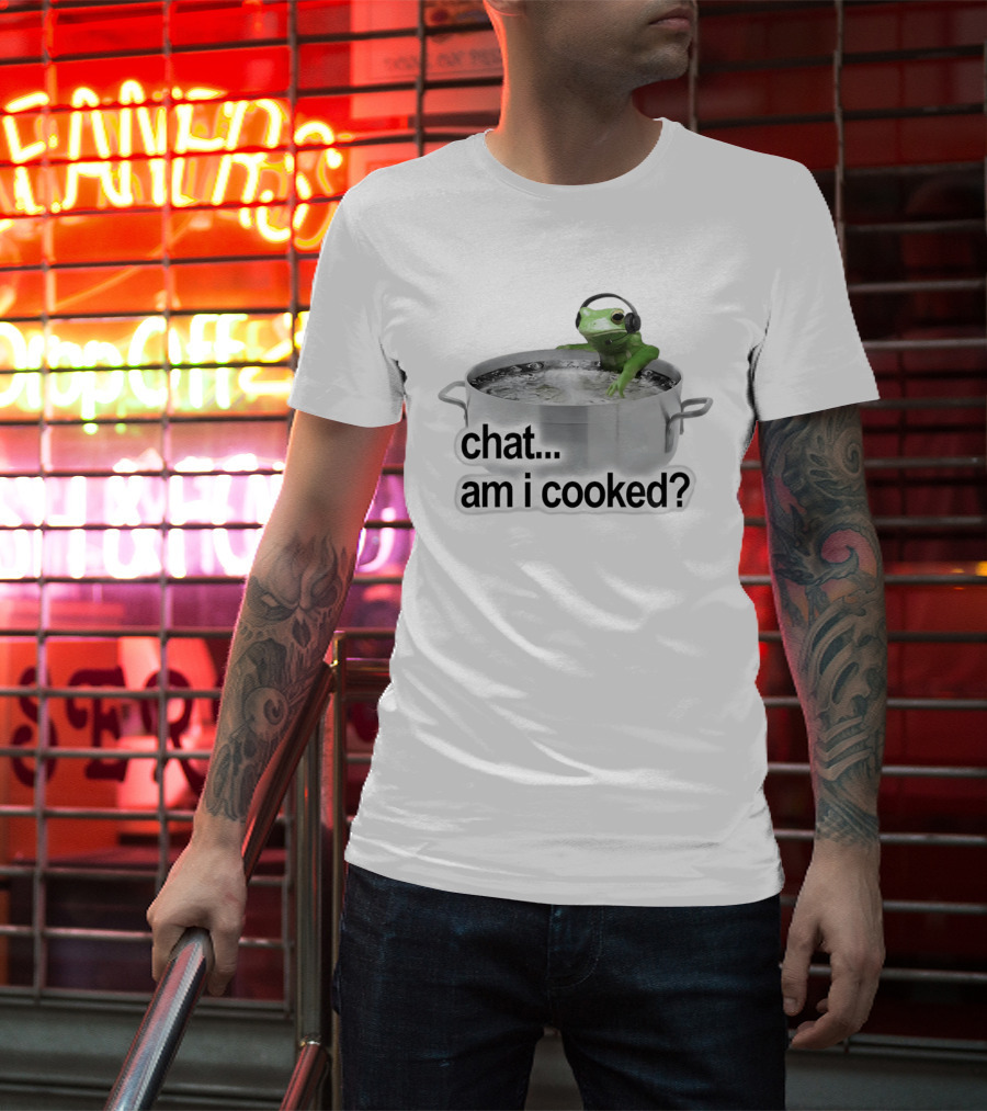 Linbobobrand's tweet image. This kinda made me smile: the silly frog meme always brings back those hilarious late-night chats with friends. 😂 Who else has used this line when things get a bit too real? Check this out! You too? linbobo.com/product/t-shir…

#meme #FrogHumor #Tshirt