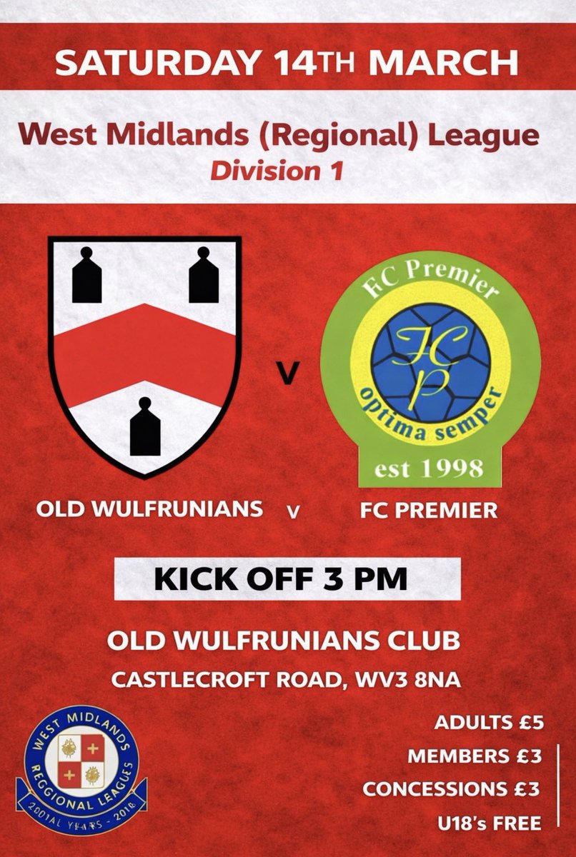 Old Wulfrunians FC tweet media