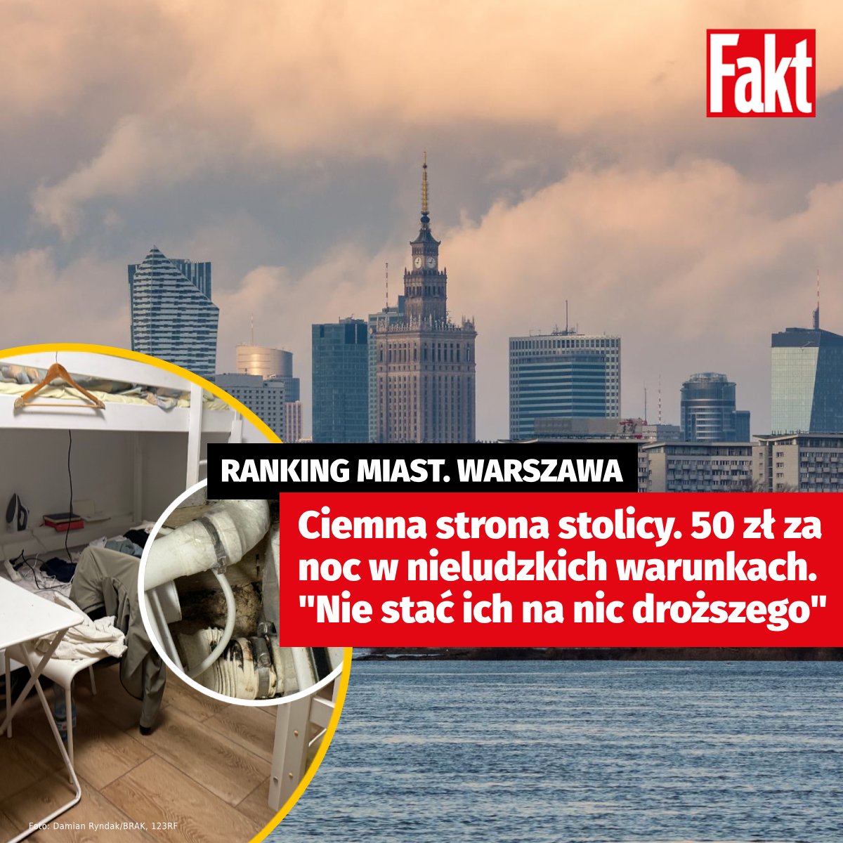 Fakt_pl's tweet image. Warszawa pełna luksusu… i ogromnych kontrastów 🏙️⚠️ Reporter "Faktu" sprawdził nocleg za 50 zł w centrum stolicy 🏠👀 To, co zobaczył, przypominało sceny z koszmaru 😥 
brnw.ch/21x0G4i
#Warszawa #RankingMiast #jaksiężyje #noclegi #reportaż #turystyka