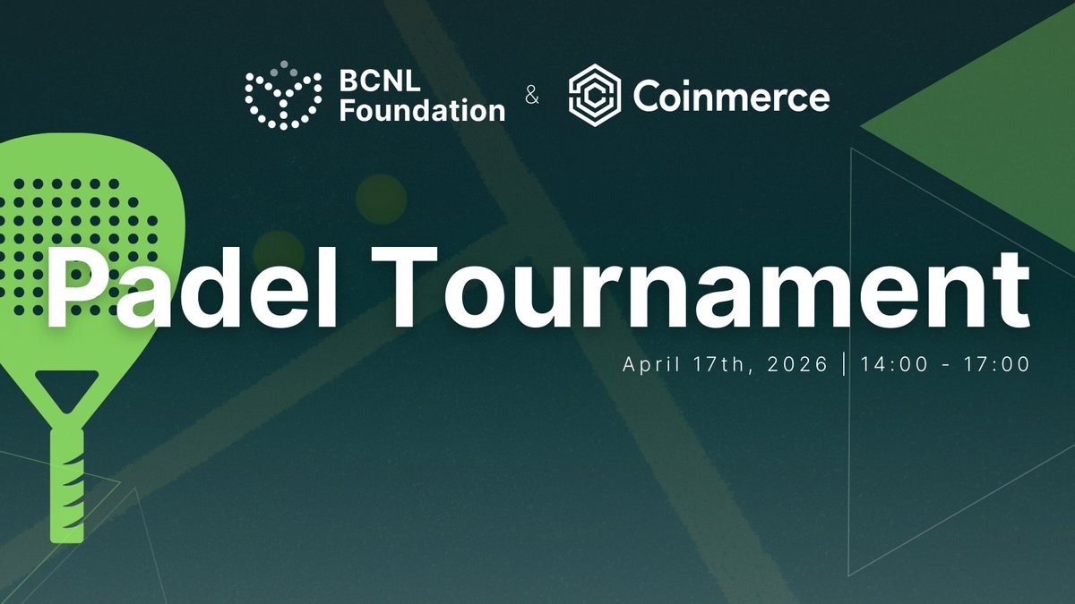 BCNL Foundation (Blockchain Netherlands) tweet media